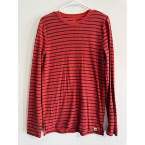 American Eagle‎ Active Flex Thermal Mens XS Striped Waffle Knit Shirt vintage